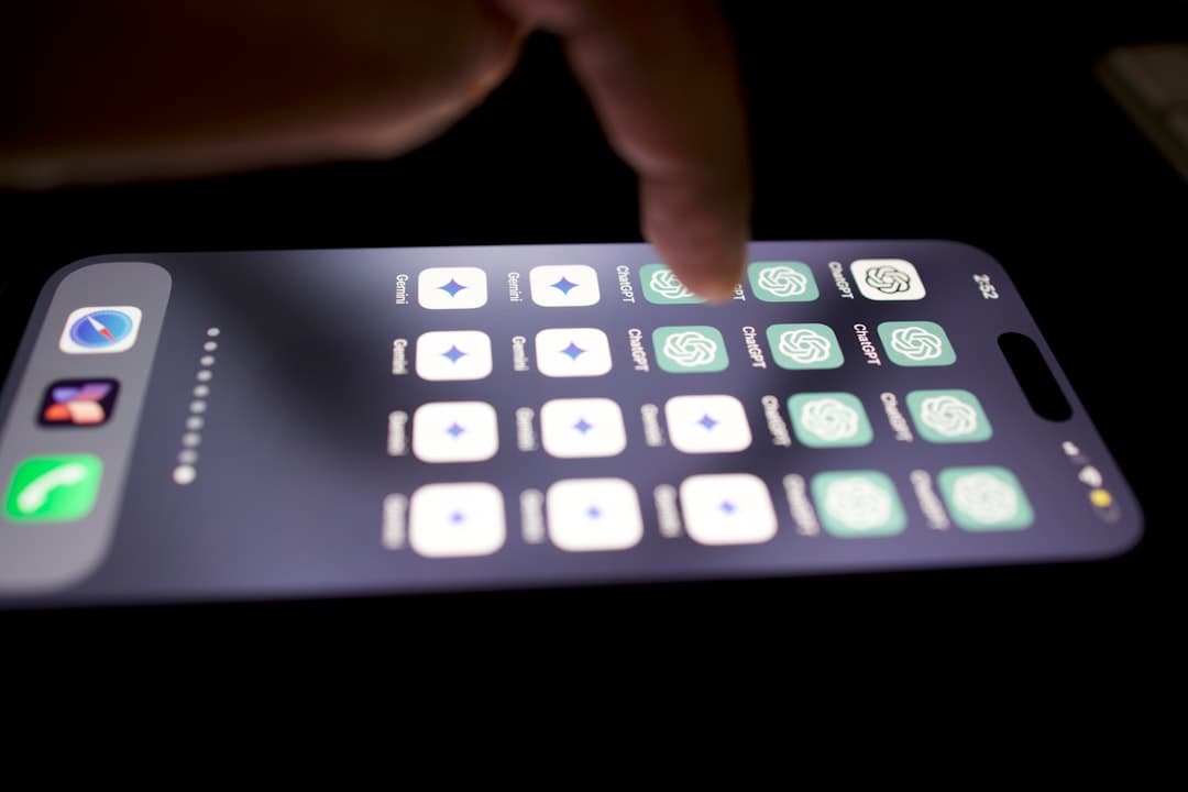 Écran affichant une barre de progression de téléchargement